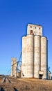 Two Giant Grain Elevators