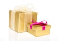 Two gift boxes Royalty Free Stock Photo
