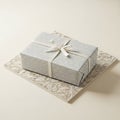 Two Gift Boxes with Patterned Wrapping Royalty Free Stock Photo