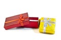 Two gift packings Royalty Free Stock Photo