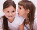 Two girls are chatting Royalty Free Stock Photo