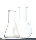 Chemical flasks Royalty Free Stock Photo