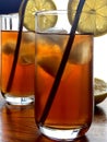 iced tea with lemon