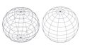 Two globes Royalty Free Stock Photo