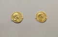 Two gold coins of Otho Roman Emperor