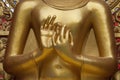 Two Gold hand of buddha.