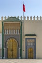 Two of the Golden Gates of Palais Royale at Fez in Morocco.