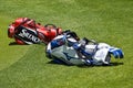 Two Golfers Club Bags