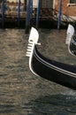 Gondolas in the Grand Canal in Venice in Italy Royalty Free Stock Photo