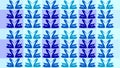 Two Goose Pattern and blue Background