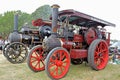 Two grand steam engines in a row at a steam rally