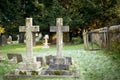 Two Gravestones Royalty Free Stock Photo