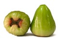 Two green roseapple