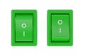 Two green switch
