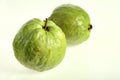 Two guava fruits