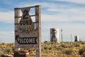 Two Guns Ghost Town along Route 66 Royalty Free Stock Photo