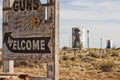 Two Guns Ghost Town along Route 66 Royalty Free Stock Photo