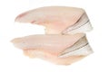 Two haddock fillets Royalty Free Stock Photo