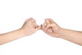 Two Hands Gestures Royalty Free Stock Photo