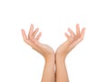 Two hands isolated Royalty Free Stock Photo