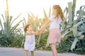 Kids Having Fun Outdoor. Royalty Free Stock Photo