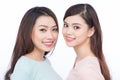 Two happy young female friends Royalty Free Stock Photo