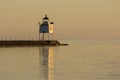 Two Harbors Breakwater Lighthouse Royalty Free Stock Photo