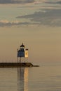 Two Harbors Breakwater Lighthouse Royalty Free Stock Photo
