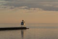 Two Harbors Breakwater Lighthouse Royalty Free Stock Photo