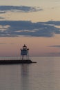 Two Harbors Breakwater Lighthouse Royalty Free Stock Photo
