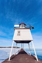 Two Harbors Breakwater Lighthouse Royalty Free Stock Photo