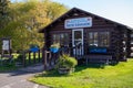 The Two Harbors area Chamber of Commerce Tourist Information building, gives visitors