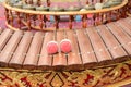 Two hardwood on alto xylophone