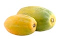 Two Hawaiian Papayas