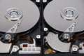 Two HDD Royalty Free Stock Photo