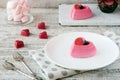 Cakes in the form of heart on the day of the holy Valentine Royalty Free Stock Photo