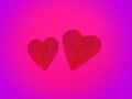 Two hearts Royalty Free Stock Photo