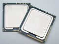 Two high end desktop processors isolated.