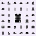 two high-rise buildings icon. house icons universal set for web and mobile Royalty Free Stock Photo