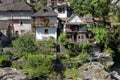 Houses in Ticino, Switzerland Royalty Free Stock Photo