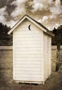 Two Holer Outhouse Royalty Free Stock Photo
