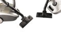 Two hoovers for cleaning Royalty Free Stock Photo