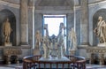 Two horse chariot sculpture room in the vatican city