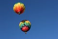 Two hot air balloons Royalty Free Stock Photo