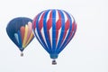 Two hot air balloons in the sky Royalty Free Stock Photo