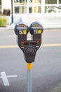 Two Hour Parking Meter Quarters Only Royalty Free Stock Photo