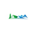 Vector real estate Logo Mountain