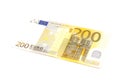 Two hundred euro banknote Royalty Free Stock Photo