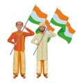 Indian men avatar cartoon character