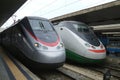 Two Italian express trains